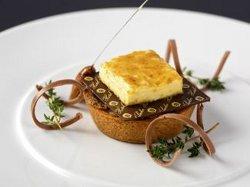 Pekannuss Tarte mit Vanille-Creme brulée